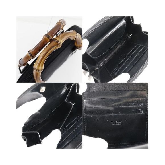 Gucci Bamboo Canvas Shoulder Bag - Picture 4 of 8